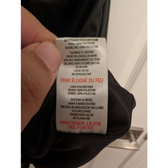 NWT Revolve Jason Wu Lexi Vegan Leather Mini Dress Waist Cutout Edgy size small - Picture 6 of 9